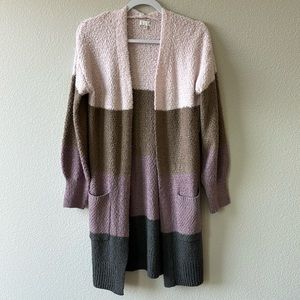 SO Long Open Front Cardigan Small NWT